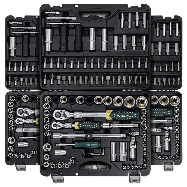 ( 3 K-T ) Набор инструментов с телескопическими трещотками 108пр.1/4''&1/2''(6гр.)(4-32мм)