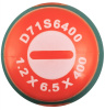 D71S6400 Отвертка стержневая шлицевая ANTI-SLIP GRIP, SL6.5х400 мм