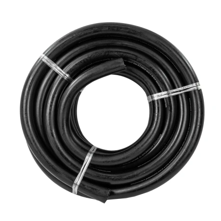 Шланг резиновый армированый бензо-маслостойкий 18х27.5ммх15м(повышенная гибкость и сопротивление к излому,раб.давл.20bar,max60bar,-30C°+70C°,DIN20018)