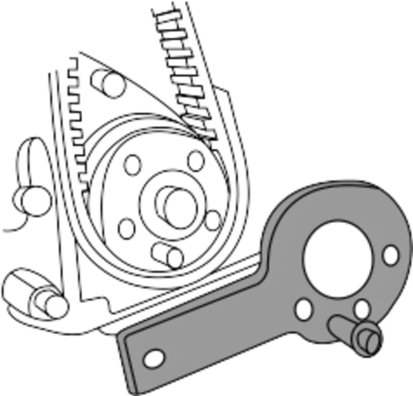 Фиксатор распредвала для установки фаз ГРМ JTC 4678 (FIAT, OPEL)
