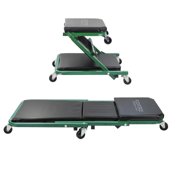 Лежак трансформер подкатной на 6-ти колесах (Стул-лежак)