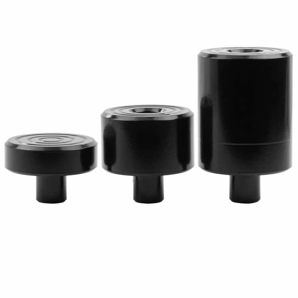 Домкрат подкатной пневмогидравлический в комплекте с удлинителями, 80/40/20т (h min 210мм, h max 620мм, 6 бар)