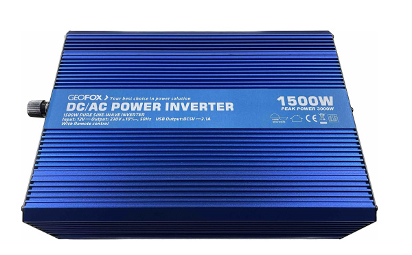 Автомобильный инвертор Geofox P 1500W-12V/RC