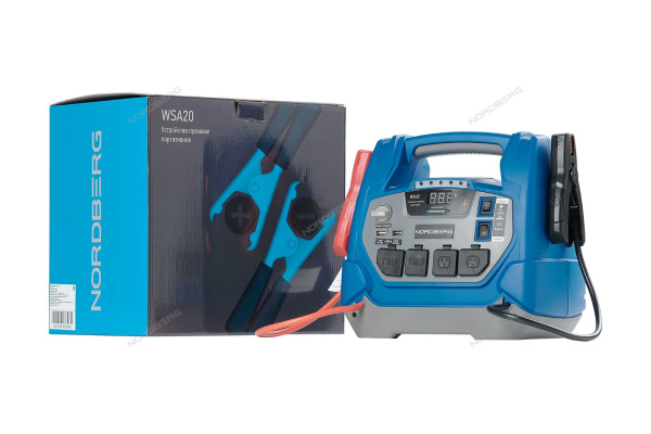 NORDBERG Устройство WSA20 пусковое портативное 5/12V, емкость 18 Aч