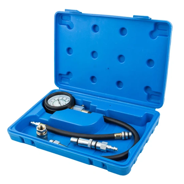 Компрессометр для бензиновых двигателей (0-21bar)4 пр. в кейсе.