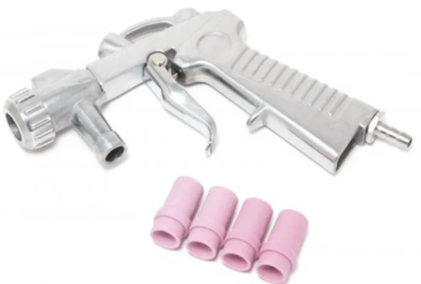 Пистолет для пескоструйного аппарата SBCG с комплектом сопел 4шт (4,5,6,7мм)