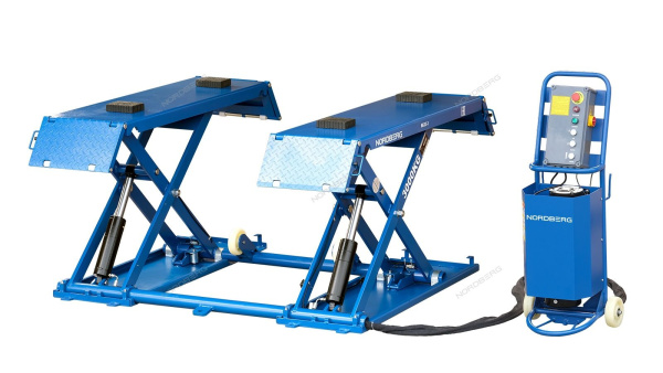 Подъемник ножничный 3т 380В синий NORDBERG N632-3-380