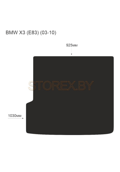 BMW X3 (E83) (03-10) Багажник copy