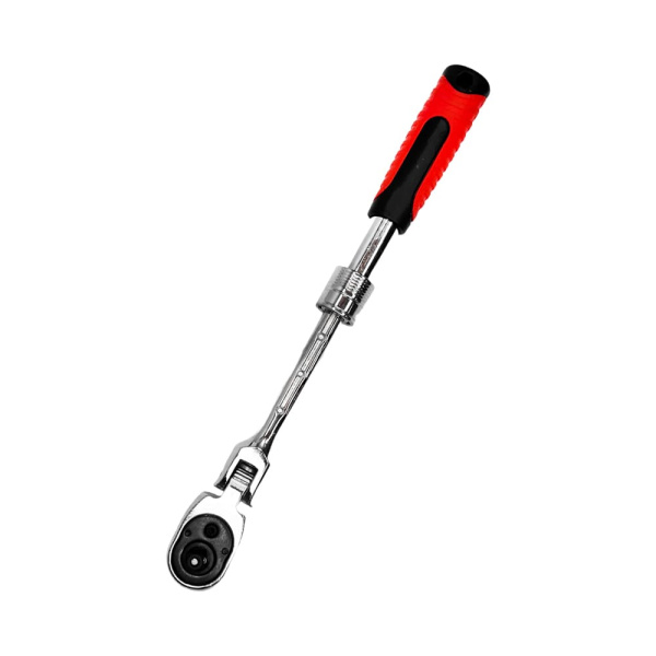 Трещотка с шарниром 1/4" телескопическая 72 зуба Гамматест GT1Y018