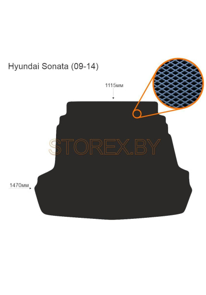 Hyundai Sonata (09-14) Багажник copy