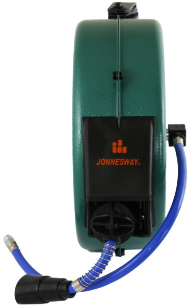 Шланг пневматический на автокатушке Jonnesway JAZ-0001B (8.0х12.0 мм, 15 м)