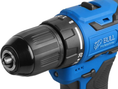 Аккум. дрель-шуруповерт BULL SR 1804 Xcase XLTpro БЕСЩЕТ., Импульс., 18 В, 45 Н*м, 2х2 А*ч, з/у 2 А