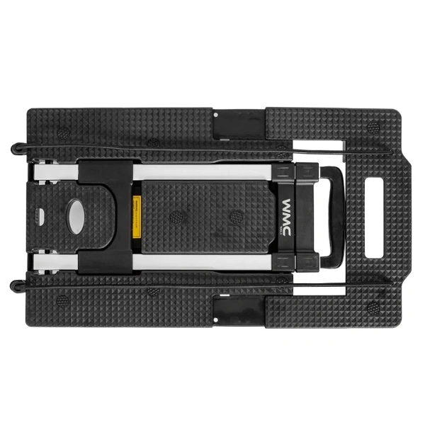 Тележка платформенная складная с телескопической ручкой+2крюка на эластичных ремнях L-1.6м(330х500/590мм,ручка 430-870мм,max нагр.170кг,7 колес)