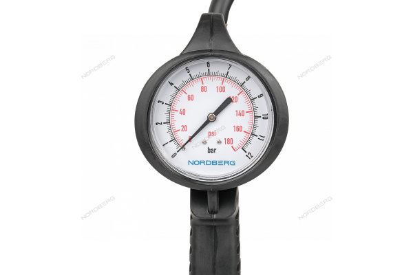 Пистолет профессиональный для подкачки колес универсальный для легковых и грузовых авто NORDBERG TI81