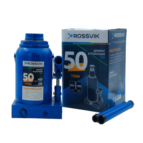Домкрат бутылочный ROSSVIK V50 (г/п 50,0 т)