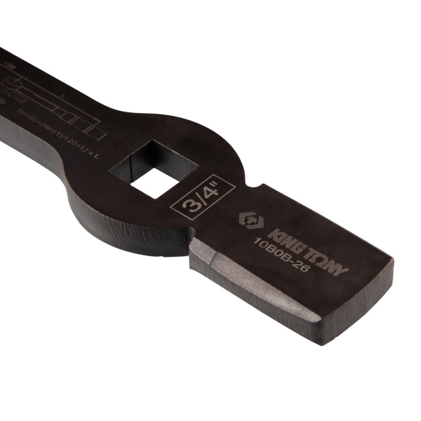 Ключ для тормозных суппортов грузовых автомобилей ударный KING TONY 10B0B-26 (M26, 3/4")