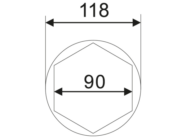 Головка ступичная JTC 5470 (90 мм, IVECO)