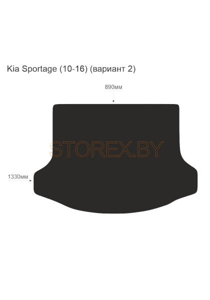 Kia Sportage (10-16) Багажник (вариант 2) copy