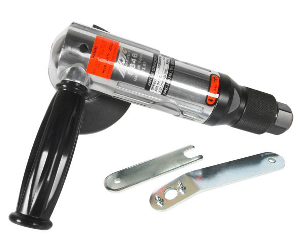 Машинка пневматическая шлифовальная JTC 5646A (11000 об/мин, 90PSI, диск 4", штуцер 1/4", длина 226 мм)