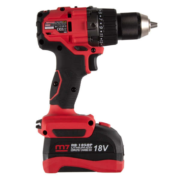 Аккумуляторная дрель-шуруповерт MIGHTY SEVEN DD-101A (18 В, импульсная, кейс)