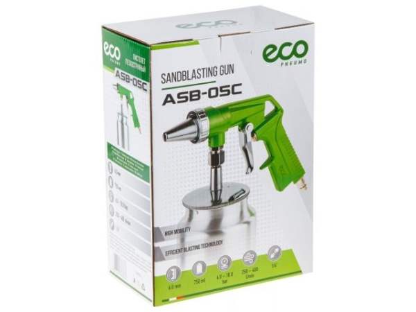 Пистолет пескоструйный с баком ASB-05C ECO