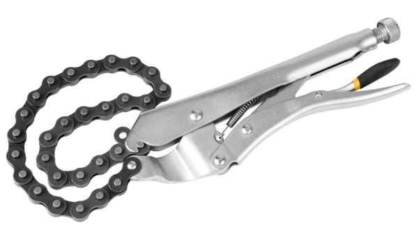 Съемник масляных фильтров 60-140 мм цепной с фиксатором TOLSEN TT10050