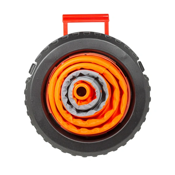 Набор инструментов ''в дорогу''14пр.(трос,стартовые провода,перчатки,жилет,нож,отвертка,изолента,утконосы,молоток,сигнальный фонарь), кейс ''колесо''