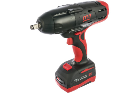 Гайковерт аккумуляторный ударный MIGHTY SEVEN DW-18502, 1/2", 1220 Нм, 18 В