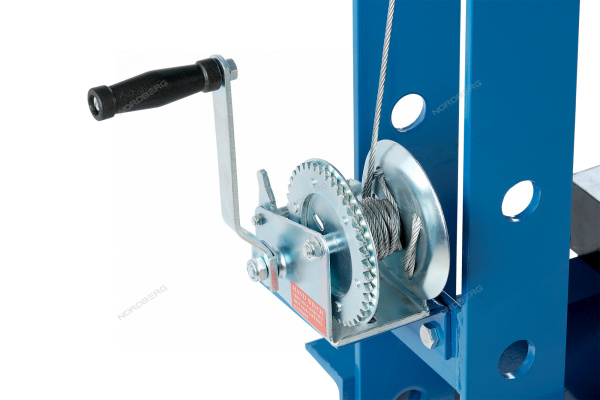 Пресс гидравлический NORDBERG N3650AL, 50 т, разборная рама, пневмопривод