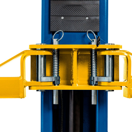 Автоподъемник двухстоечный ROSSVIK T4Е (4т, 220В/380В, синий/чёрный)