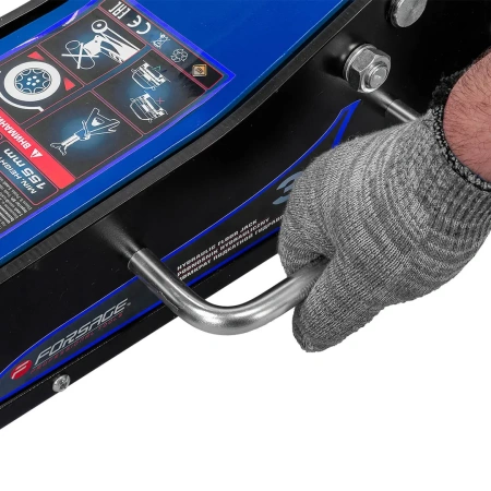 Домкрат подкатной гидравлический 3т (h min 155мм, h max 710мм)