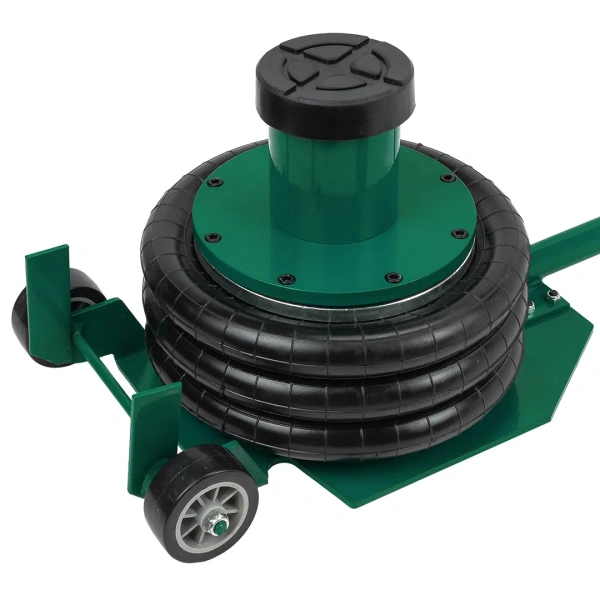 Домкрат подкатной пневматический 3т (h min-145мм,h max-500мм,надставка-удлинитель-100мм,Ø-255мм)