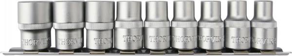 Набор головок торцевых Thorvik S13S139SM (1/2"DR на держателе, внешний TORX®, E10-E24, 9 предметов)