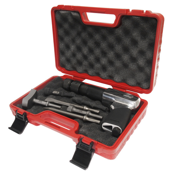 Молоток пневматический с набором зубил JTC 3310K (2100 уд/мин., 8 предметов)