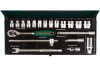 Набор головок торцевых S04H3120S, 3/8"DR, 6-23 мм, 20 предметов