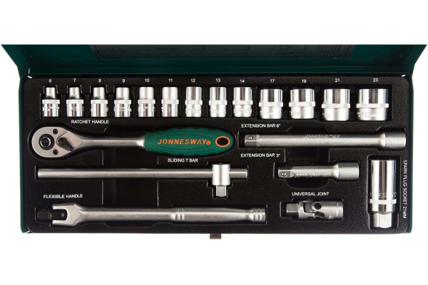 Набор головок торцевых S04H3120S, 3/8"DR, 6-23 мм, 20 предметов