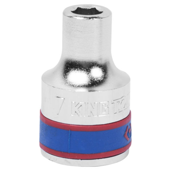 Головка торцевая стандартная шестигранная 1/2";, 7 мм KING TONY 433507M