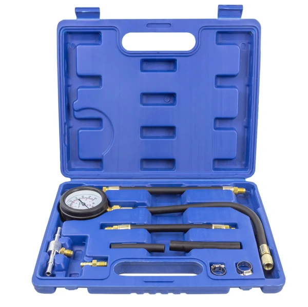 Набор для измерения давления топлива (0-7bar) 9пр. в кейсе.