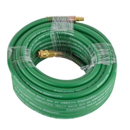 Шланг резиновый воздушный армированный с фитингами 8мм x 14мм x 20м