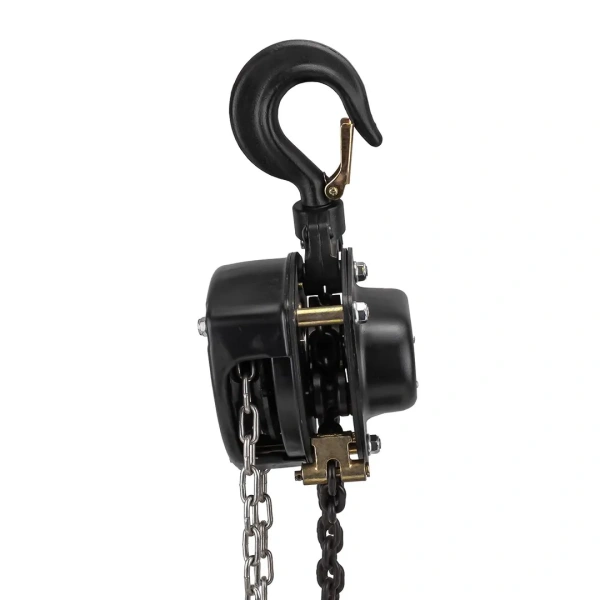 Лебедка механическая подвесная с лепестковым механизмом фиксации цепи натяжения, 2т (длина цепи - 3м)