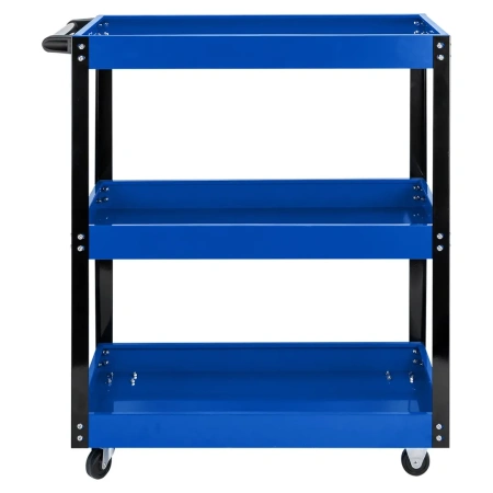 Тележка инструментальная металлическая 3-х полочная
