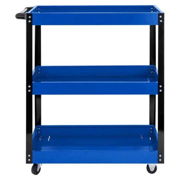 Тележка инструментальная металлическая 3-х полочная