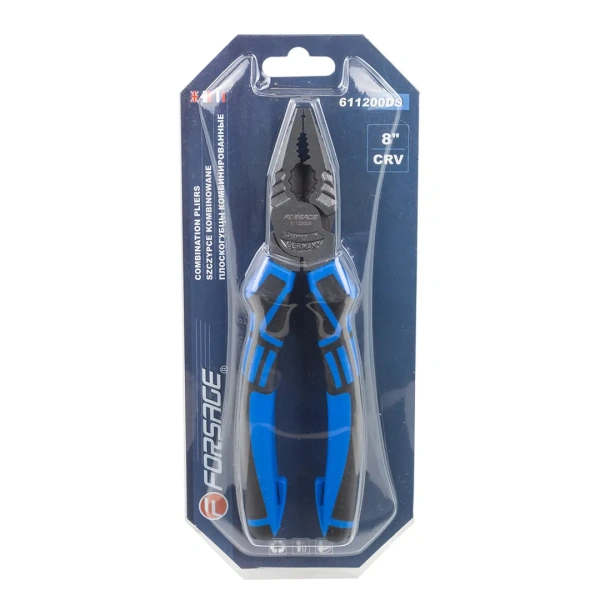 Плоскогубцы многофункциональные ''Profi'' 200мм Cr-V 6150+доп. закалка (усилие сжатия увеличино на 60%), в блистере