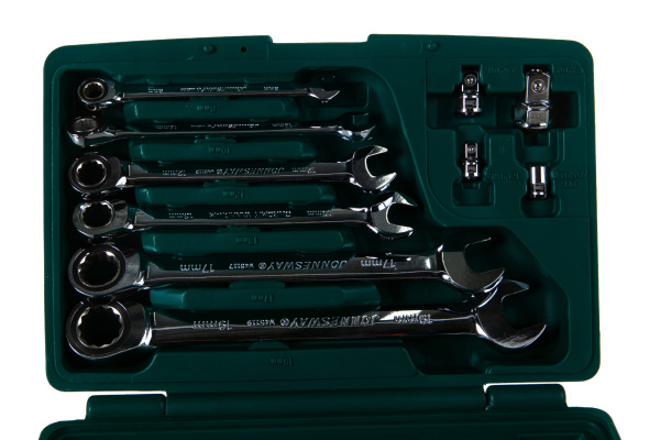 Набор комбинированных трещоточных ключей JONNESWAY W45110S (10 предметов)