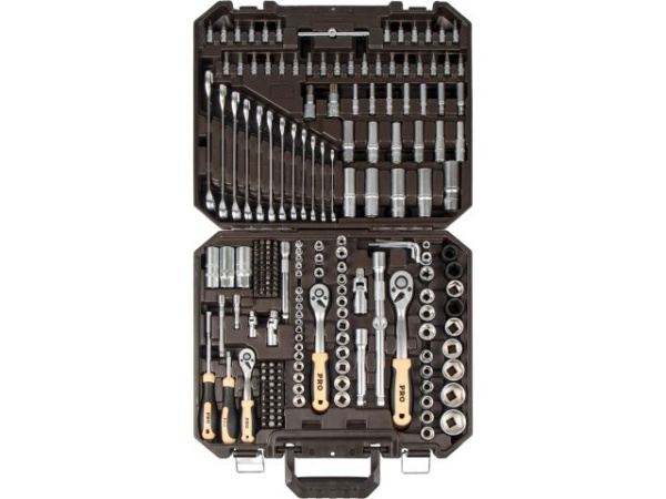 Набор головок и ключей 219пр. 1/4",3/8",1/2" PRO STARTUL DAKAR (PRO-219DK)