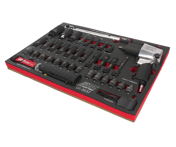 Набор инструментов для шиномонтажа JTC UI5037 (37 предметов в ложементе)