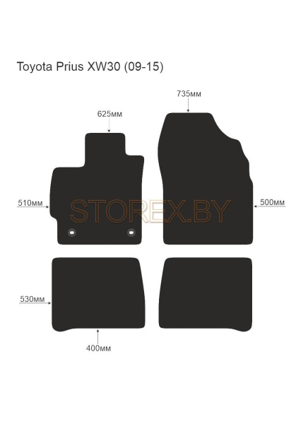 Toyota Prius XW30 (09-15) copy