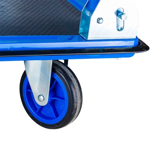 Тележка платформенная ручная складная (г/п 300кг, 910х610х870, 125мм-Ø колес)