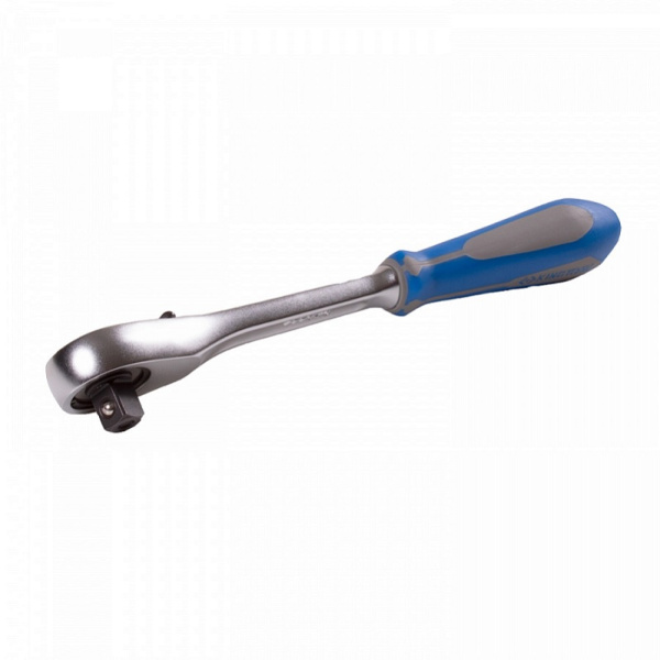 Трещотка KING TONY 4773-10GS, 1/2", 250 мм, 90 зубцов, флажковая с кнопкой