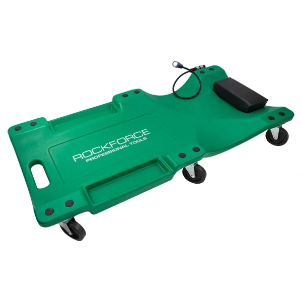 Лежак пластиковый подкатной на 6-ти колесах